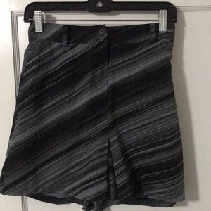 Nike Golf Tour Performance Dri Fit Stripe Skort/Skirt W/ Shorts Women's Size 6